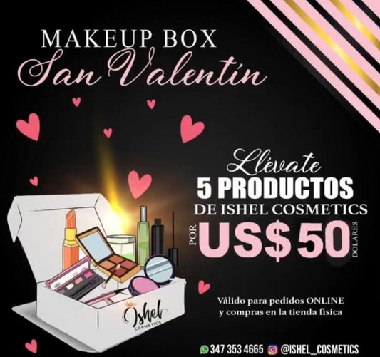 San valentin makeup Box