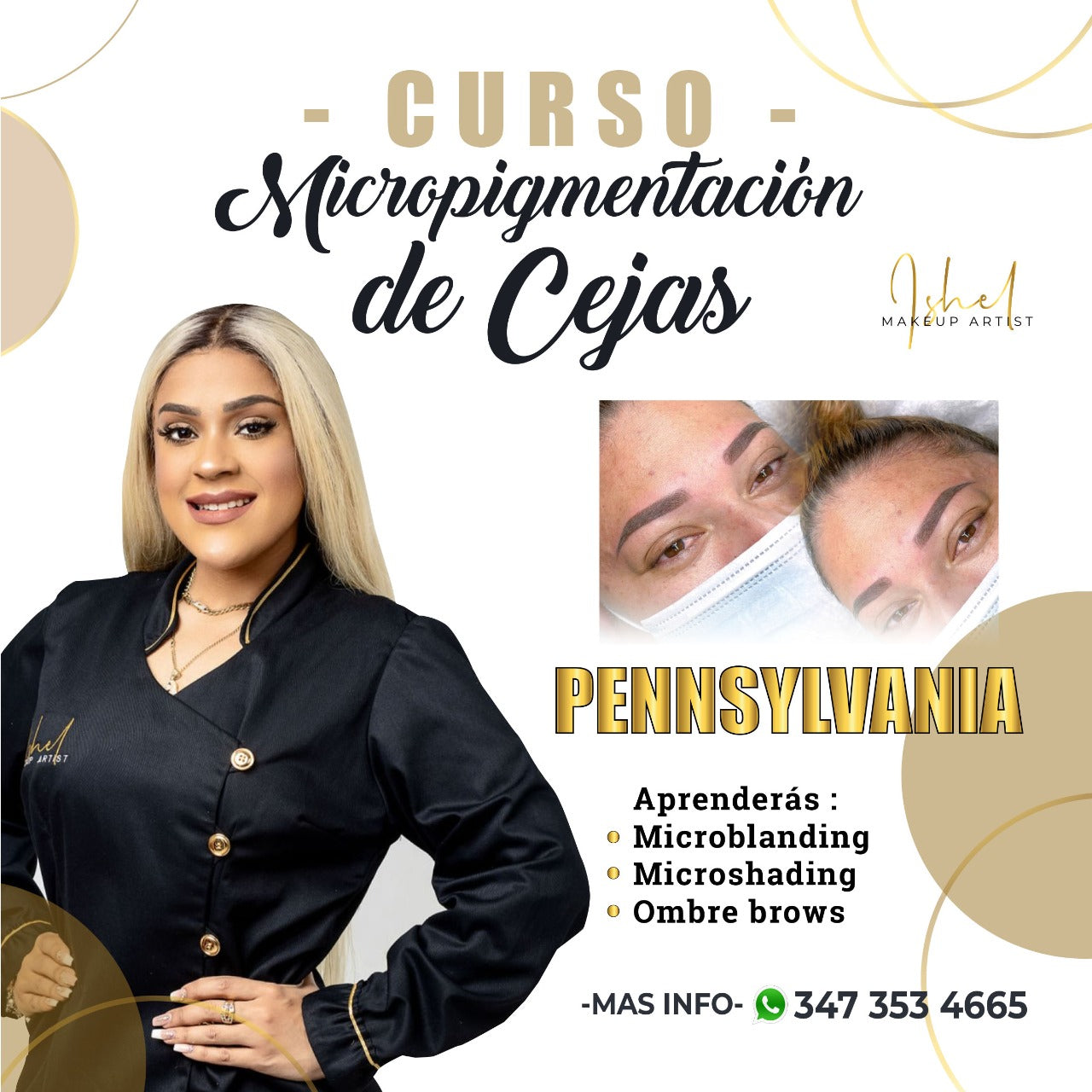 Taller de Micropigmentacion Allentown, Pennsylvania