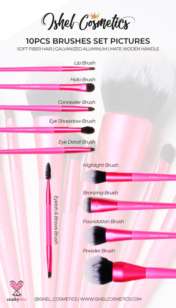 Professional Brush Set Pink